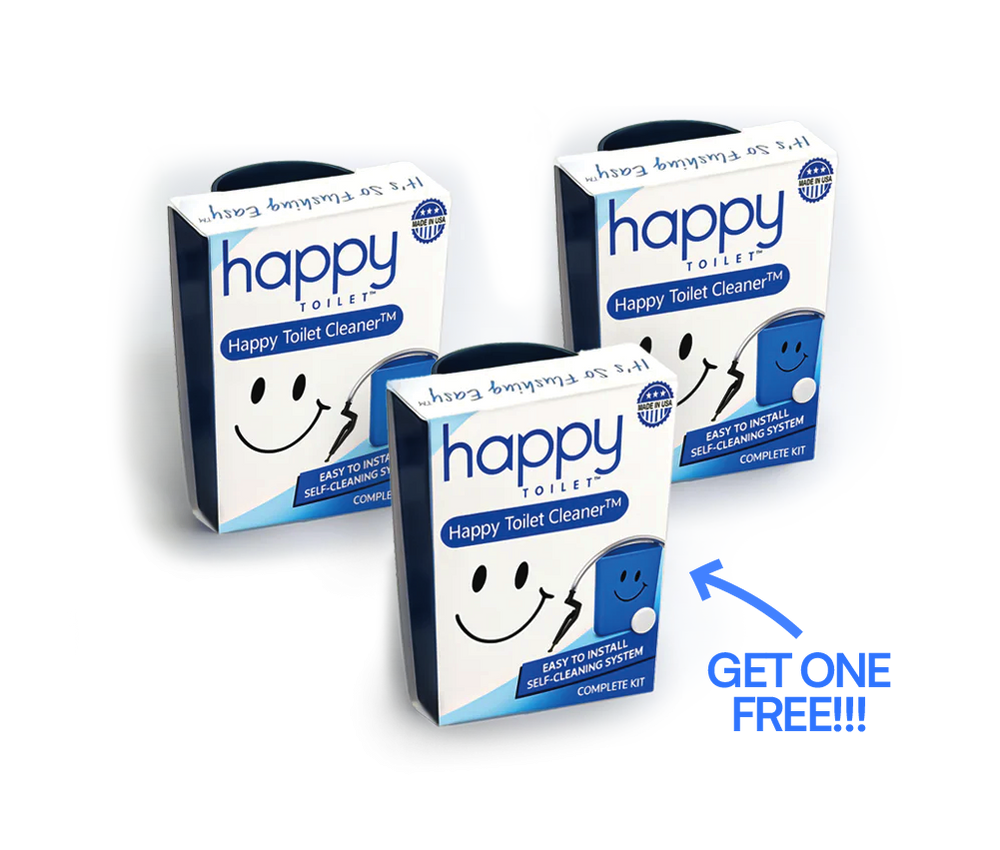 Buy 2 Happy Toilet Cleaners, Get 1 FREE