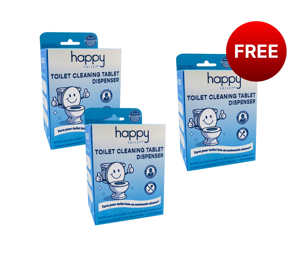 Buy 2 Happy Toilet Cleaners, Get 1 FREE