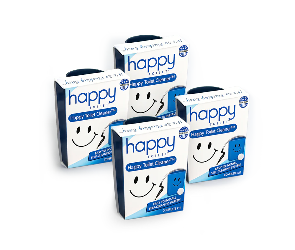 4 Happy Toilet Cleaner™ Devices
