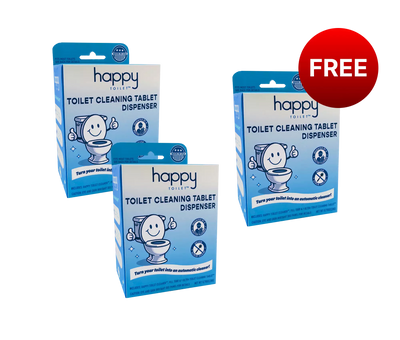 Buy 2 Happy Toilet Cleaners, Get 1 FREE